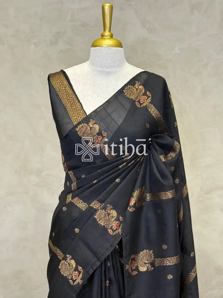SEMI TUSSAR BANARASI SAREE
