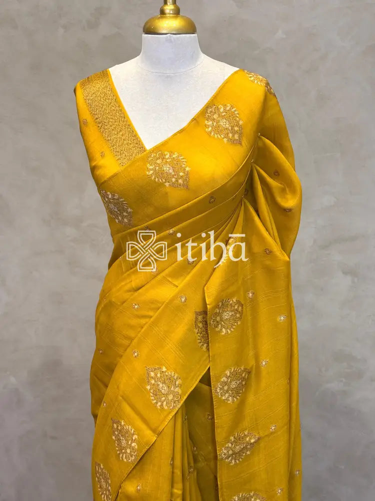 SEMI TUSSAR BANARASI SAREE