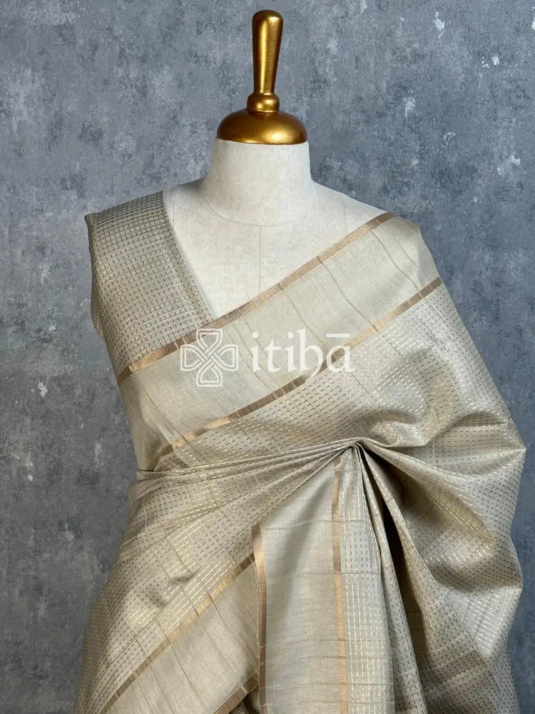 SEMI TUSSAR BANARASI SAREE