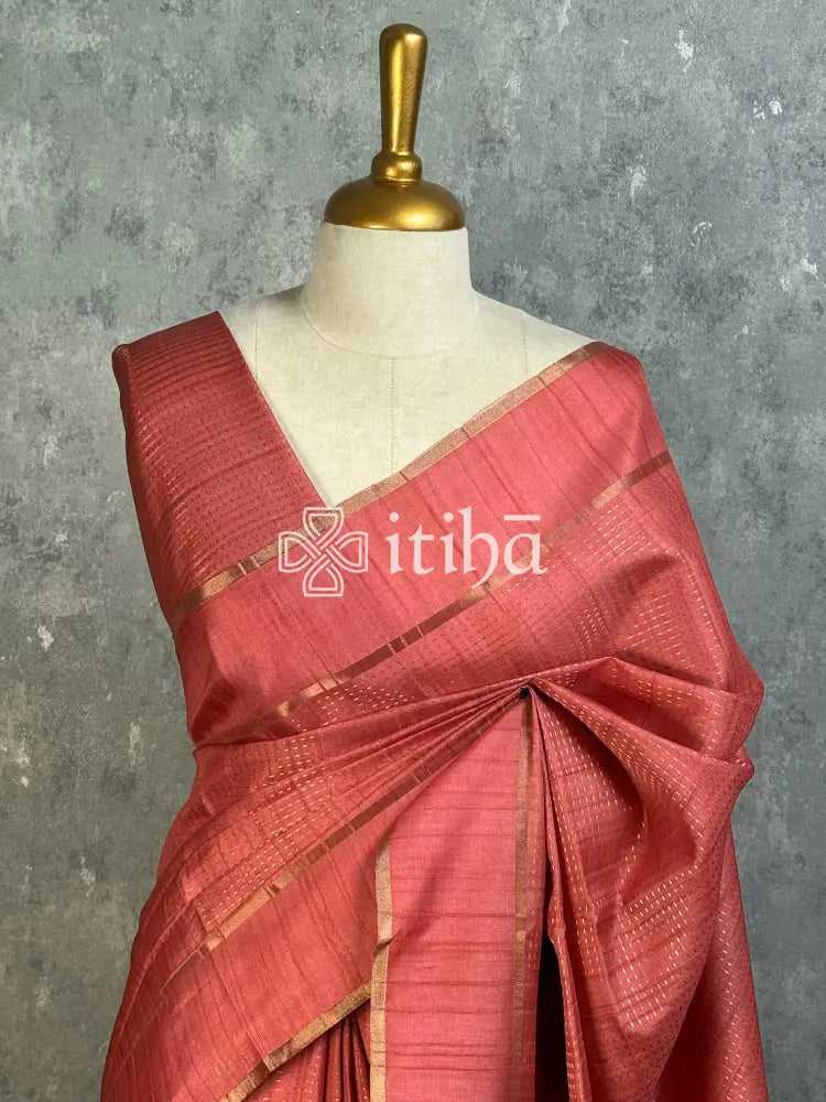 SEMI TUSSAR BANARASI SAREE