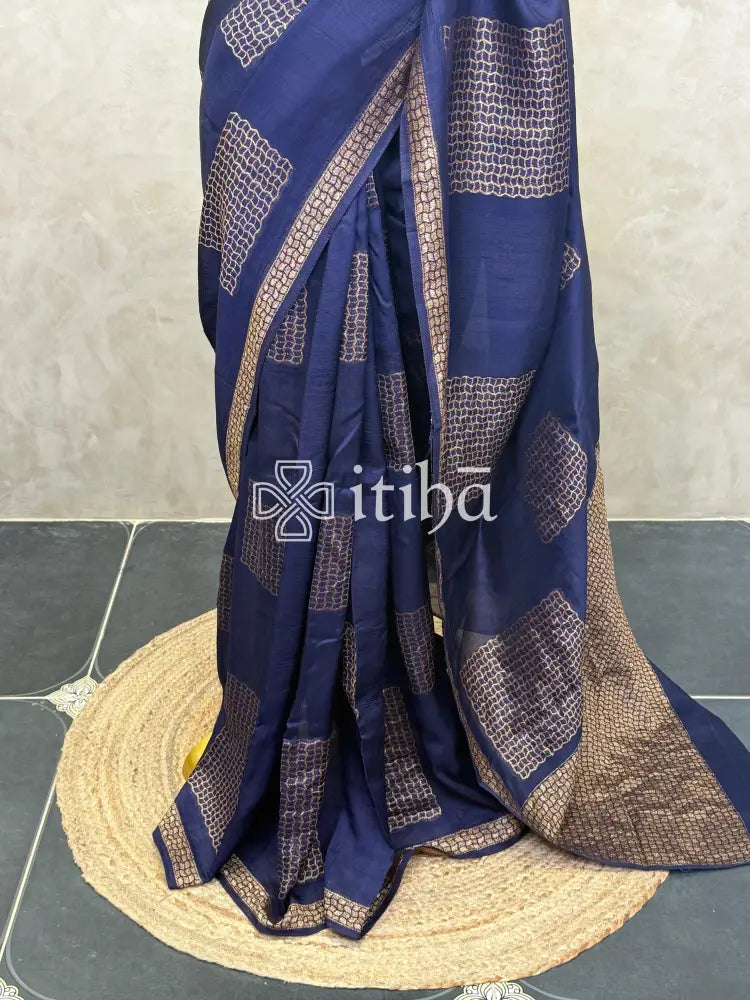 SEMI TUSSAR BANARASI SAREE