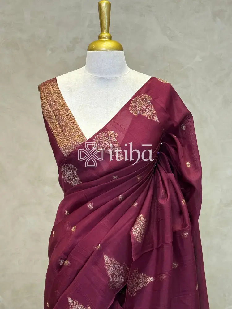 SEMI TUSSAR BANARASI SAREE