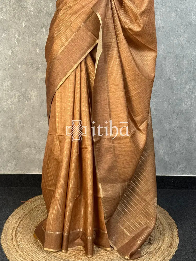 SEMI TUSSAR BANARASI SAREE