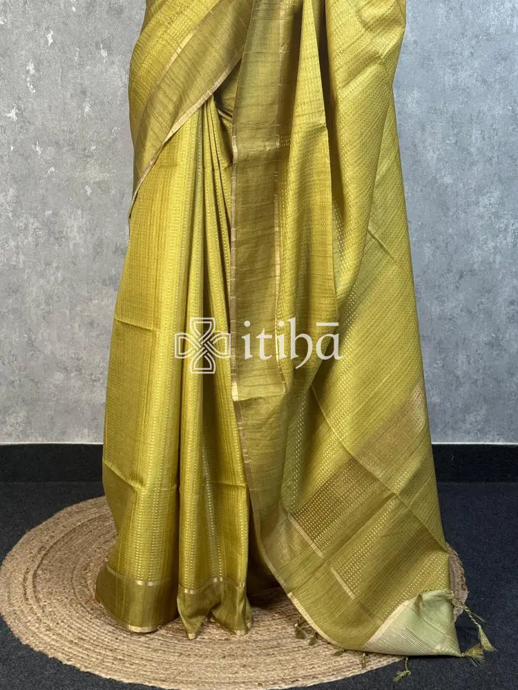 SEMI TUSSAR BANARASI SAREE