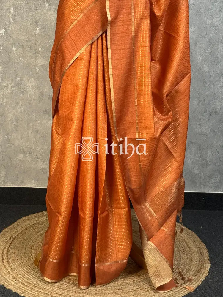 SEMI TUSSAR BANARASI SAREE
