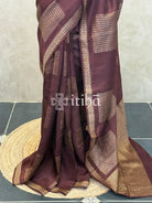 SEMI TUSSAR BANARASI SAREE