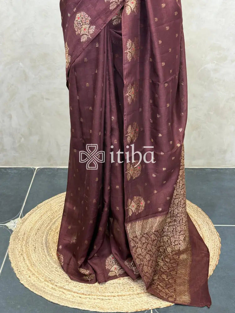 SEMI TUSSAR BANARASI SAREE