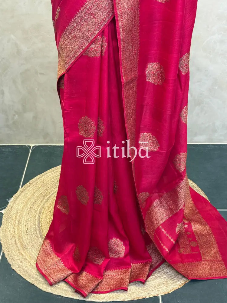 SEMI TUSSAR BANARASI SAREE