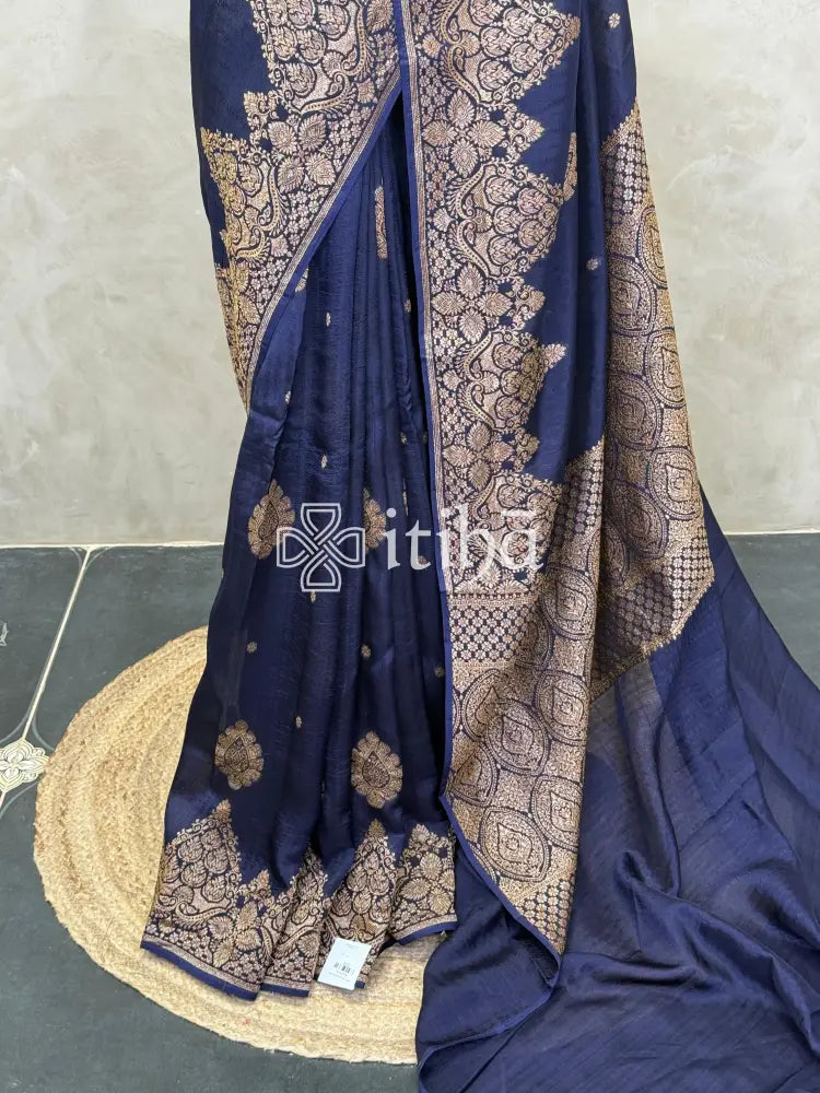 SEMI TUSSAR BANARASI SAREE