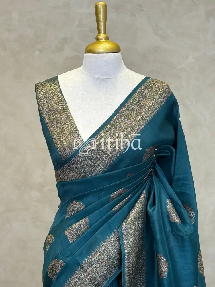 SEMI TUSSAR BANARASI SAREE