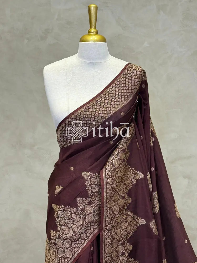 SEMI TUSSAR BANARASI SAREE