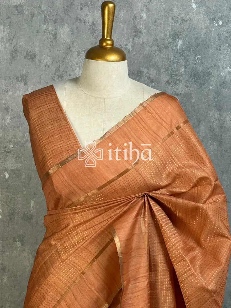 SEMI TUSSAR BANARASI SAREE