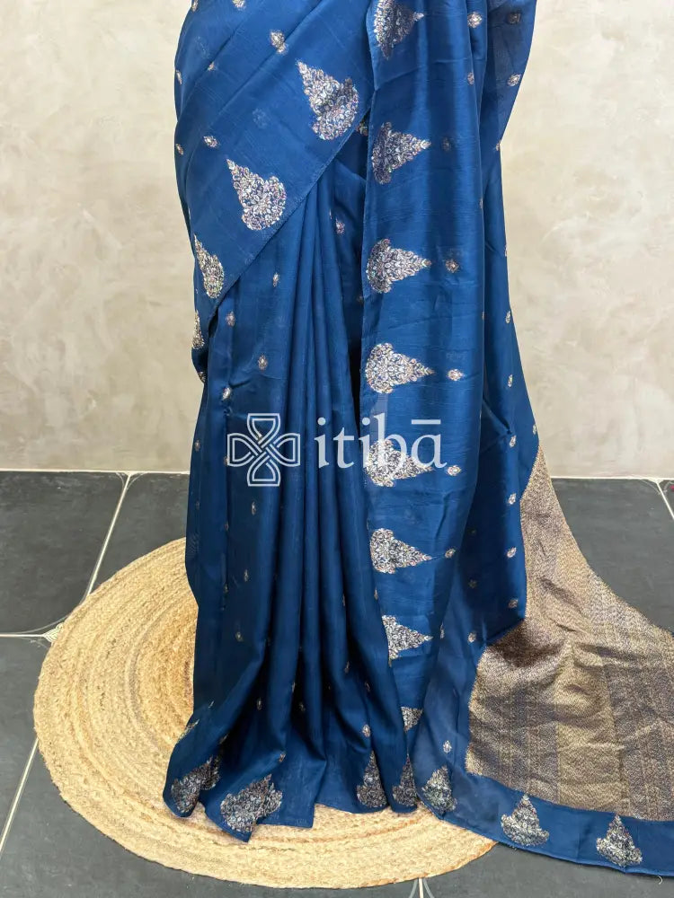 SEMI TUSSAR BANARASI SAREE
