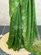 SEMI TUSSAR BHANDHINI BANARASI SAREE