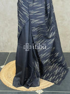 SEMI TUSSAR EMBROIDERY SAREE