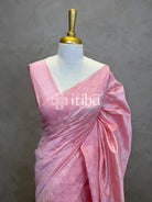 SEMI TUSSAR EMBROIDERY SAREE