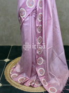 SEMI TUSSAR EMBROIDERY SAREE