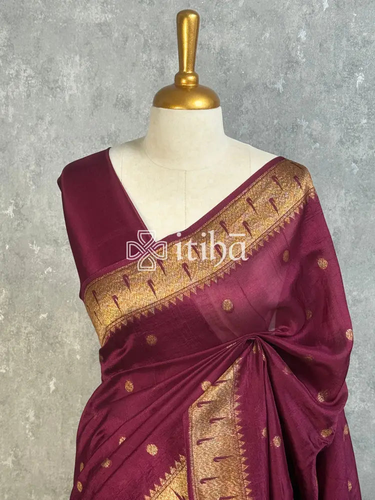 SEMI TUSSAR GEORGETTE BANARASI SAREE