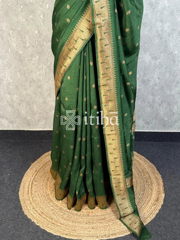 SEMI TUSSAR GEORGETTE BANARASI SAREE