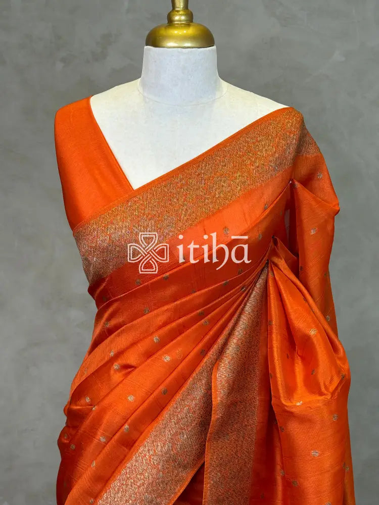 SEMI TUSSAR GEORGETTE BANARASI SAREE