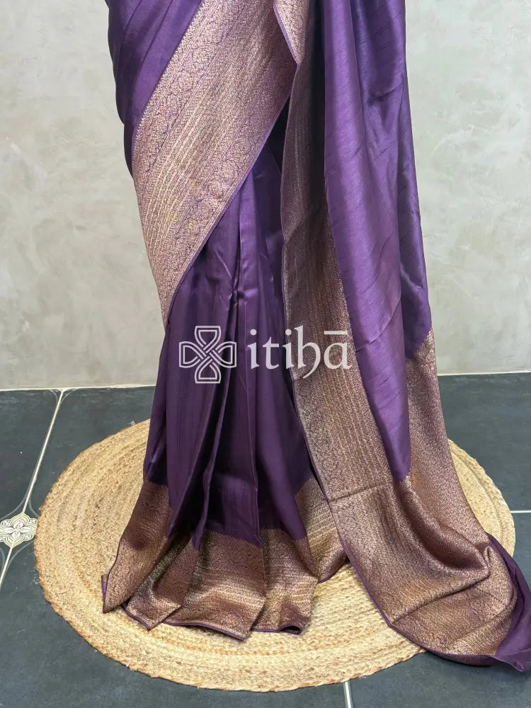 SEMI TUSSAR GEORGETTE BANARASI SAREE