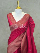 SEMI TUSSAR GEORGETTE BANARASI SAREE