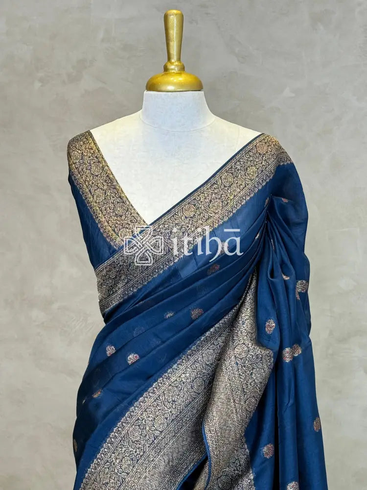 SEMI TUSSAR GEORGETTE BANARASI SAREE