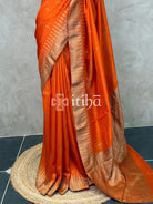 SEMI TUSSAR GEORGETTE BANARASI SAREE