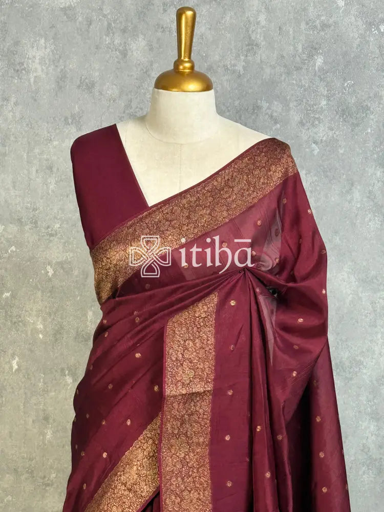 SEMI TUSSAR GEORGETTE BANARASI SAREE