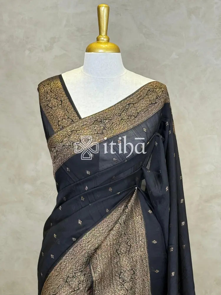 SEMI TUSSAR GEORGETTE BANARASI SAREE