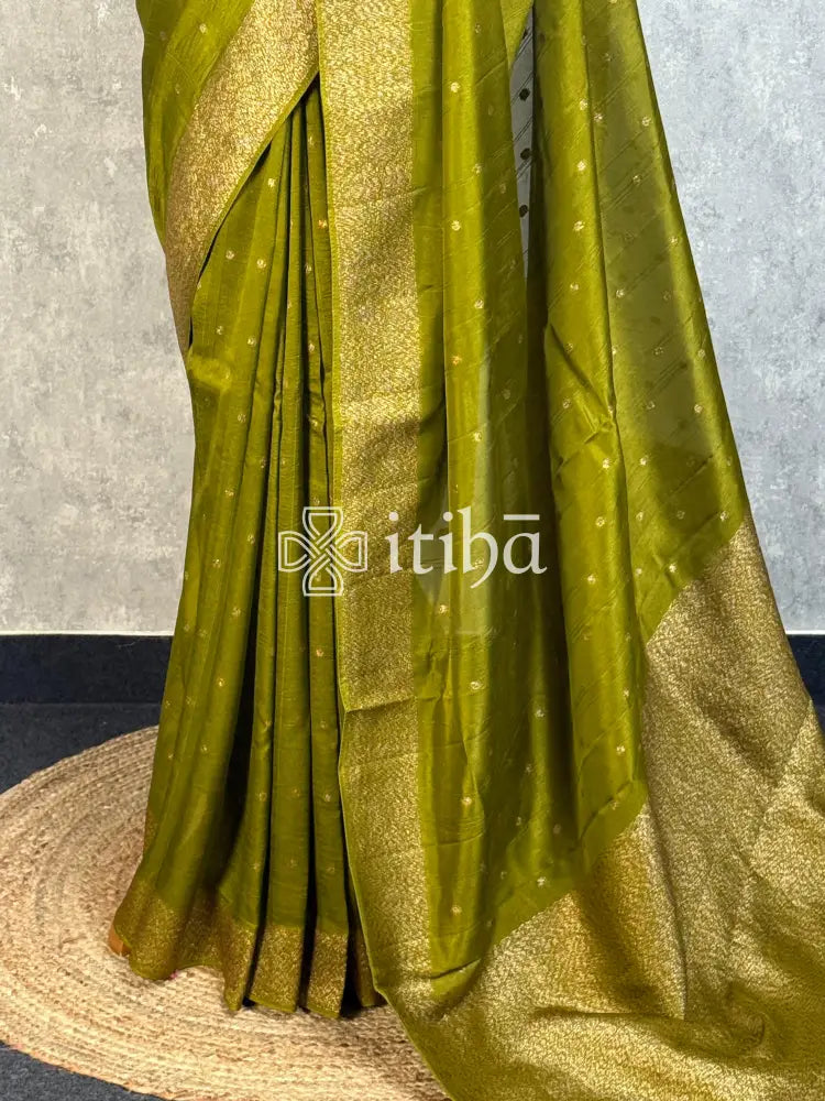 SEMI TUSSAR GEORGETTE BANARASI SAREE