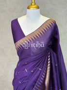 SEMI TUSSAR GEORGETTE BANARASI SAREE