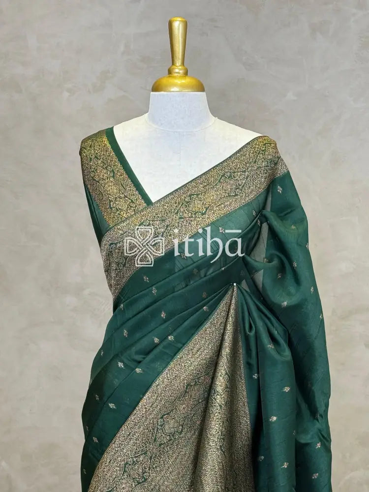 SEMI TUSSAR GEORGETTE BANARASI SAREE