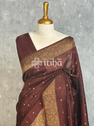 SEMI TUSSAR GEORGETTE BANARASI SAREE