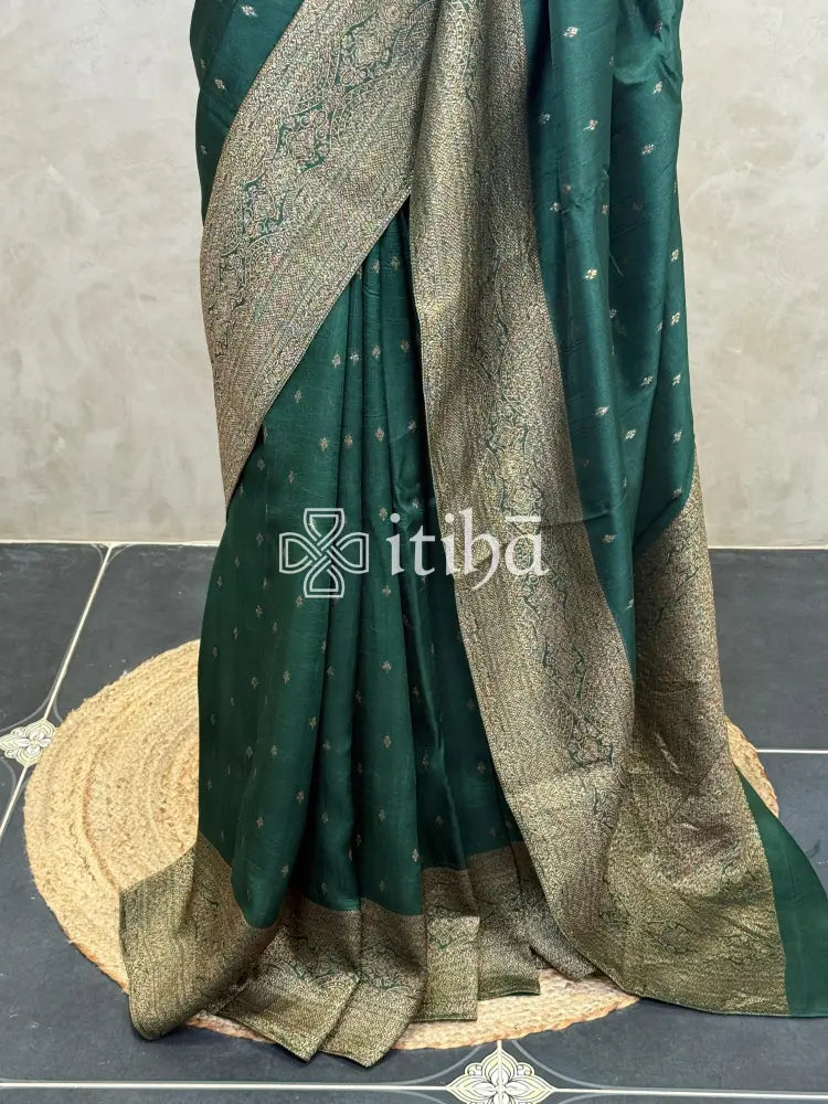 SEMI TUSSAR GEORGETTE BANARASI SAREE
