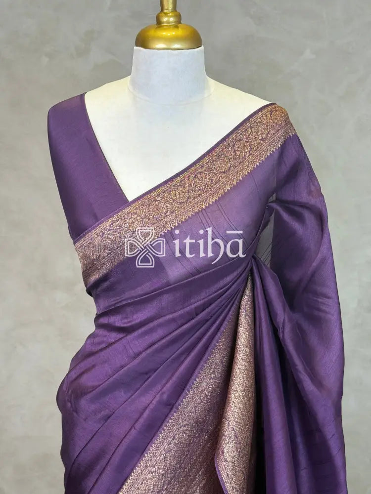 SEMI TUSSAR GEORGETTE BANARASI SAREE