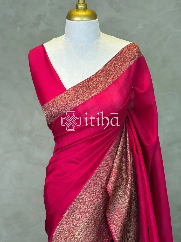 SEMI TUSSAR GEORGETTE BANARASI SAREE
