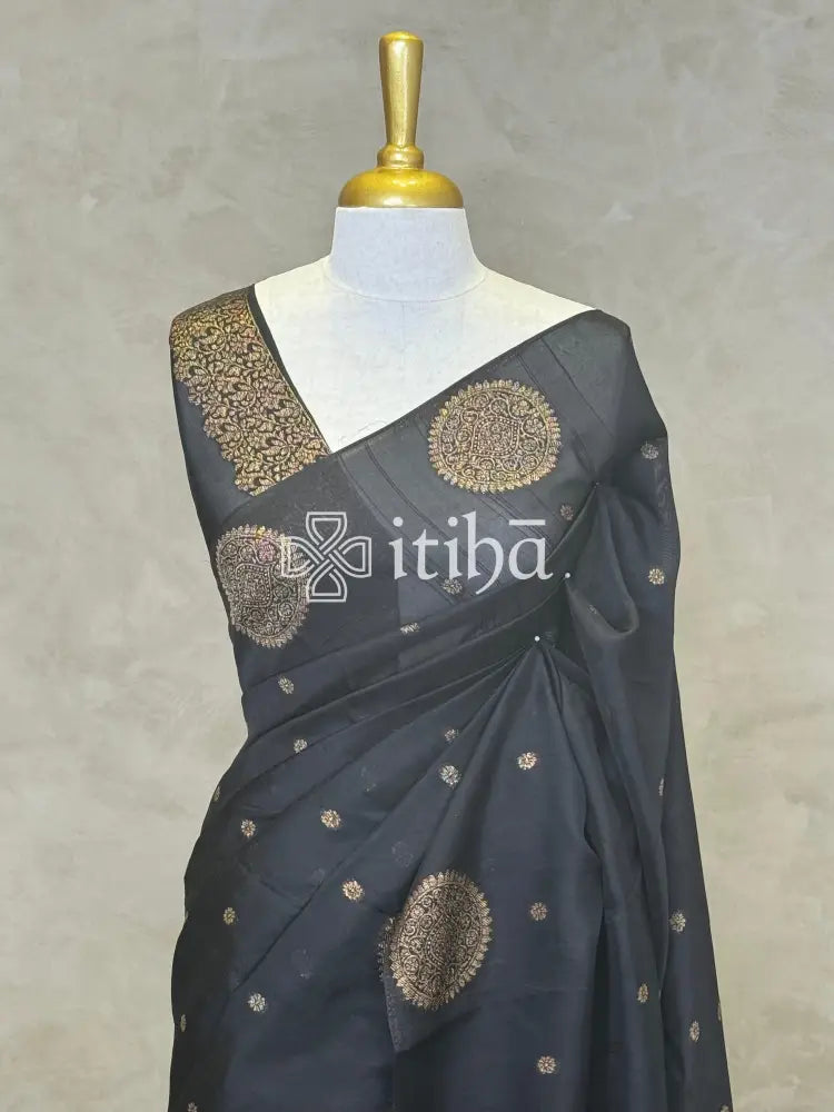 SEMI TUSSAR GEORGETTE BANARASI SAREE