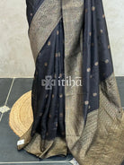 SEMI TUSSAR GEORGETTE BANARASI SAREE