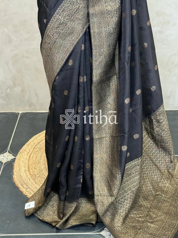 SEMI TUSSAR GEORGETTE BANARASI SAREE