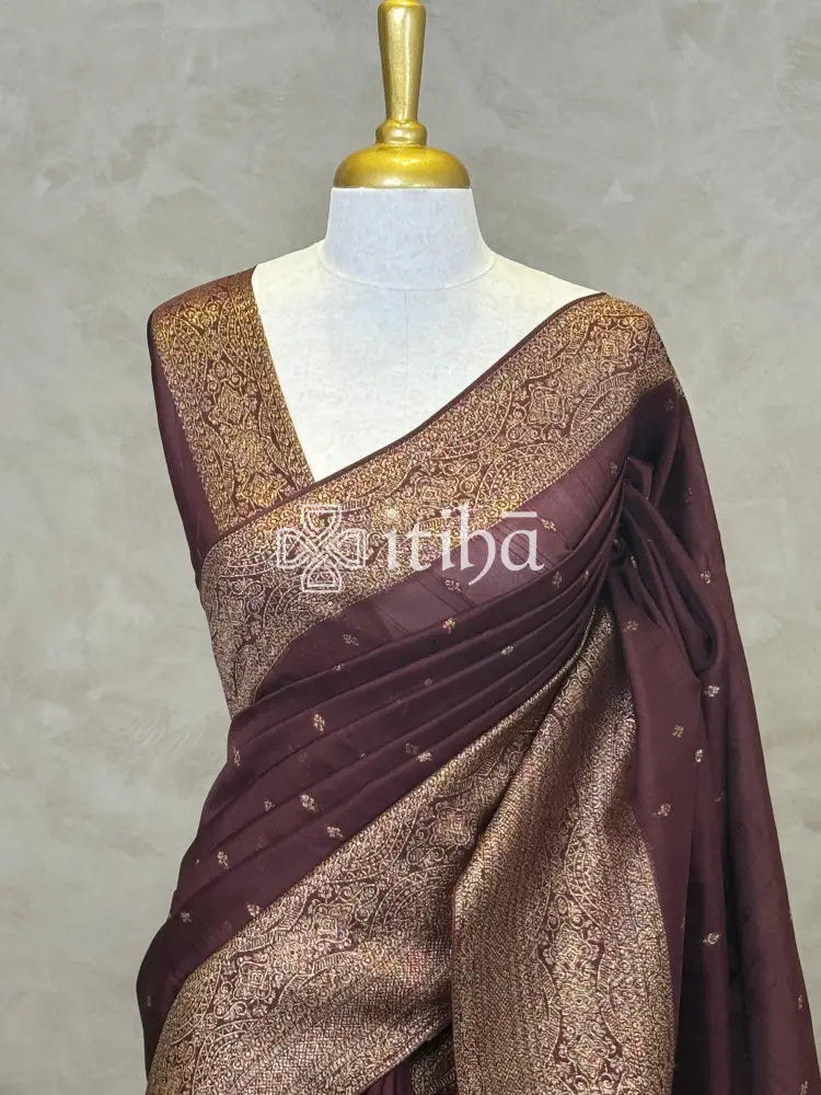 SEMI TUSSAR GEORGETTE BANARASI SAREE