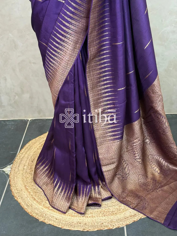 SEMI TUSSAR GEORGETTE BANARASI SAREE