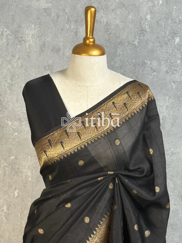 SEMI TUSSAR GEORGETTE BANARASI SAREE