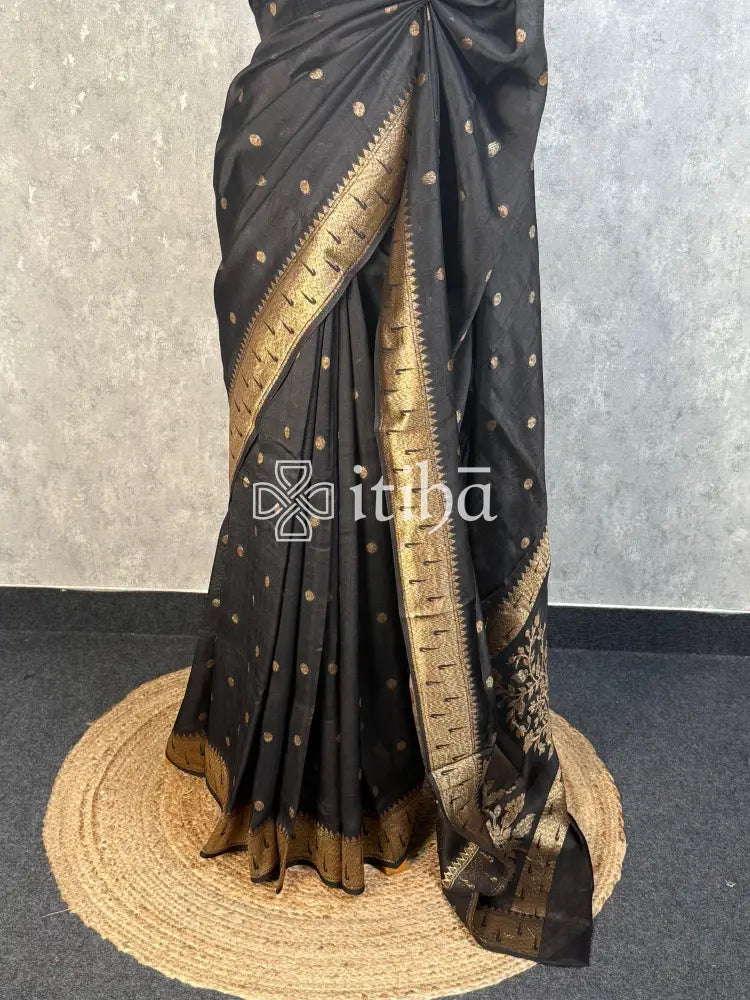SEMI TUSSAR GEORGETTE BANARASI SAREE