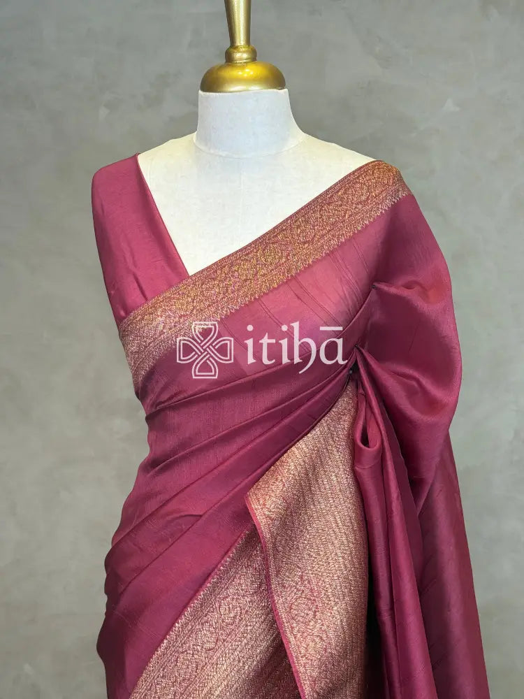 SEMI TUSSAR GEORGETTE BANARASI SAREE