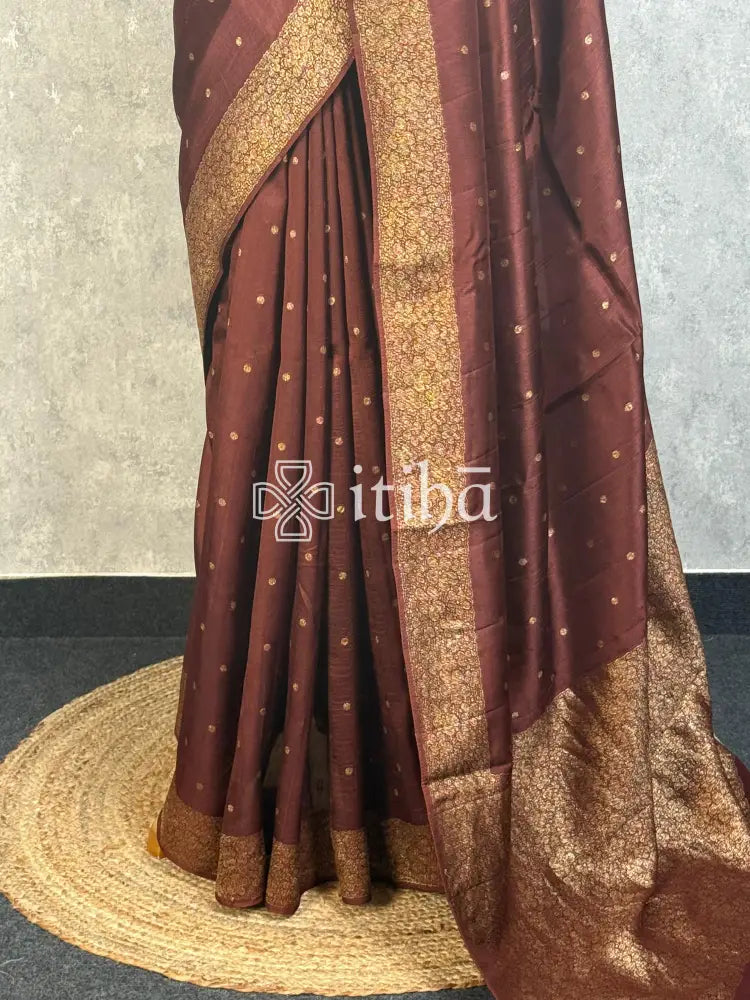 SEMI TUSSAR GEORGETTE BANARASI SAREE
