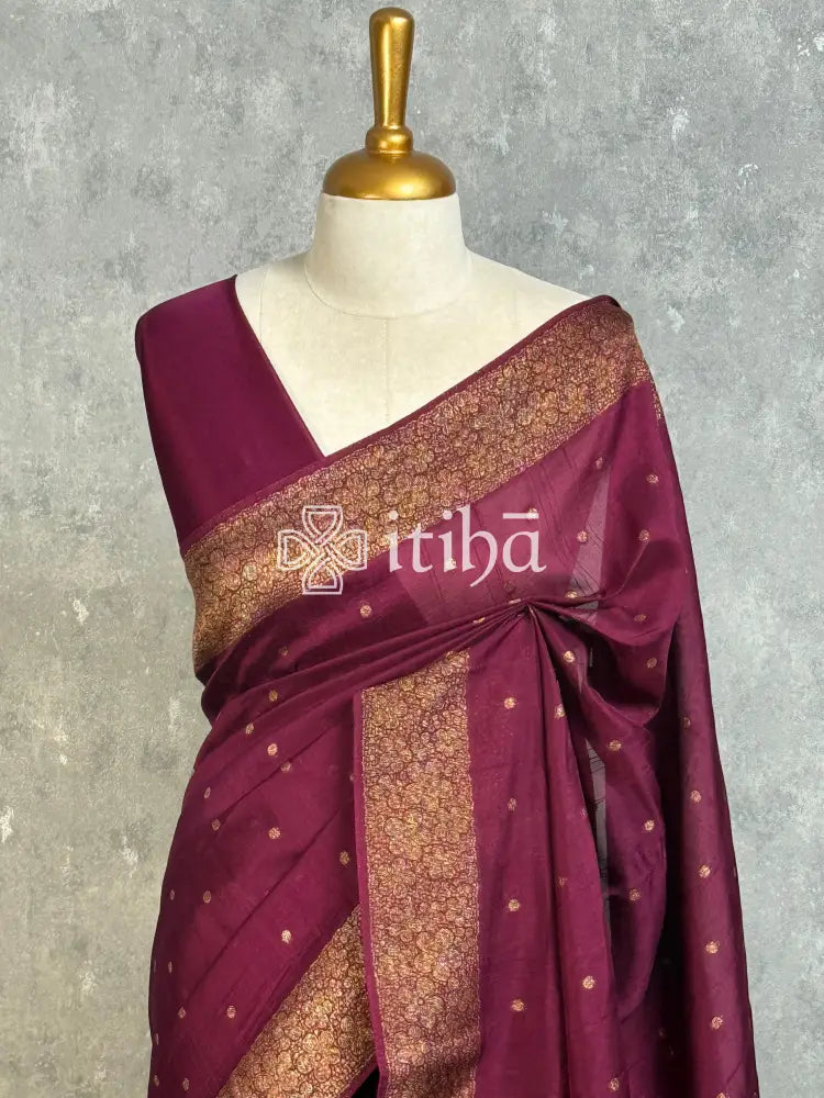SEMI TUSSAR GEORGETTE BANARASI SAREE