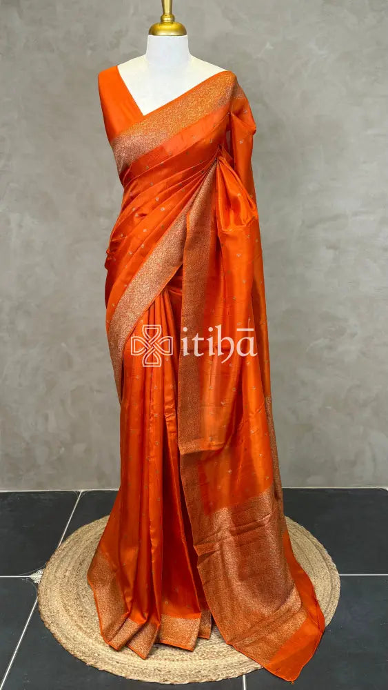 SEMI TUSSAR GEORGETTE BANARASI SAREE
