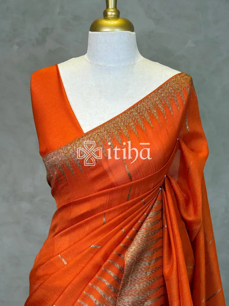 SEMI TUSSAR GEORGETTE BANARASI SAREE