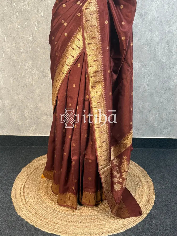 SEMI TUSSAR GEORGETTE BANARASI SAREE